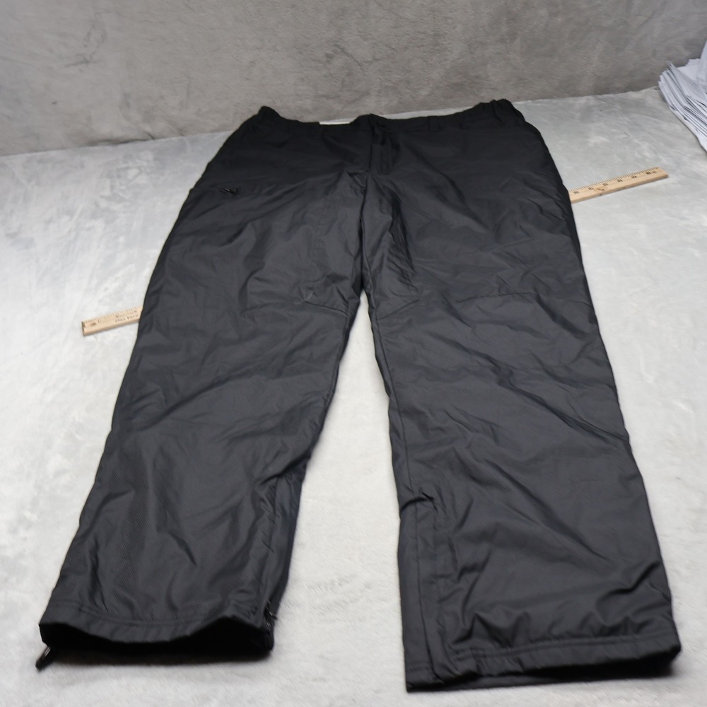 ZeroXposur Snow Pants Men XL Black Fleece Lined Relaxed Ski Winter 39x34 $90 NEW